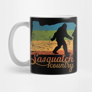 Sasquatch Country (colorful) Mug